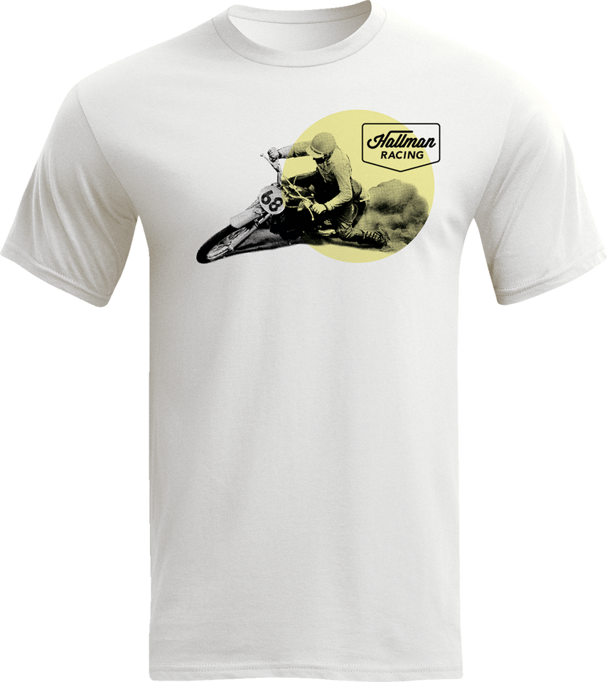 Hallman Throwback T-Shirt - White - Small - Lutzka's Garage