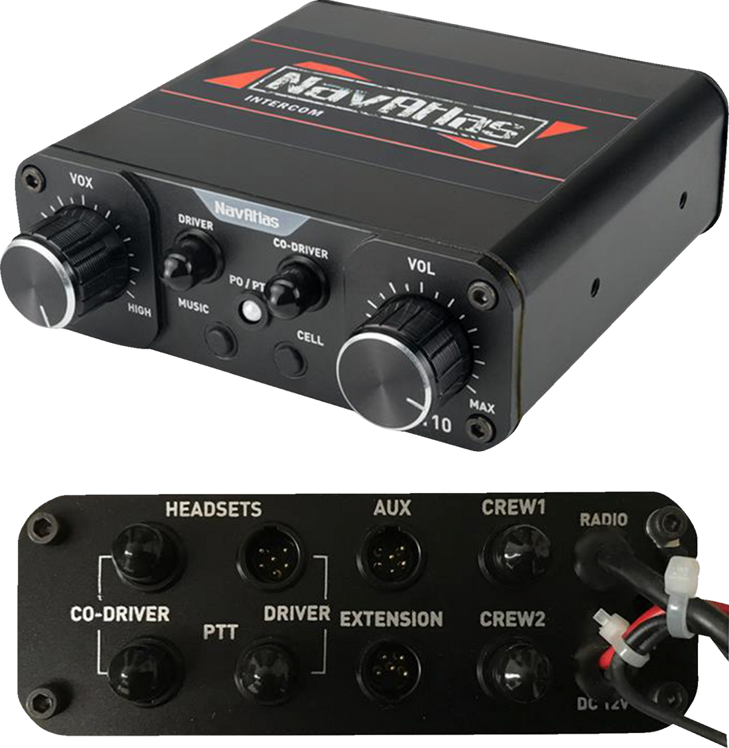 Intercom/Headset Kit - 2-Seat - Black - Lutzka's Garage