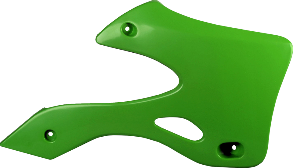 Radiator Cover - OEM Green - KX 125/250