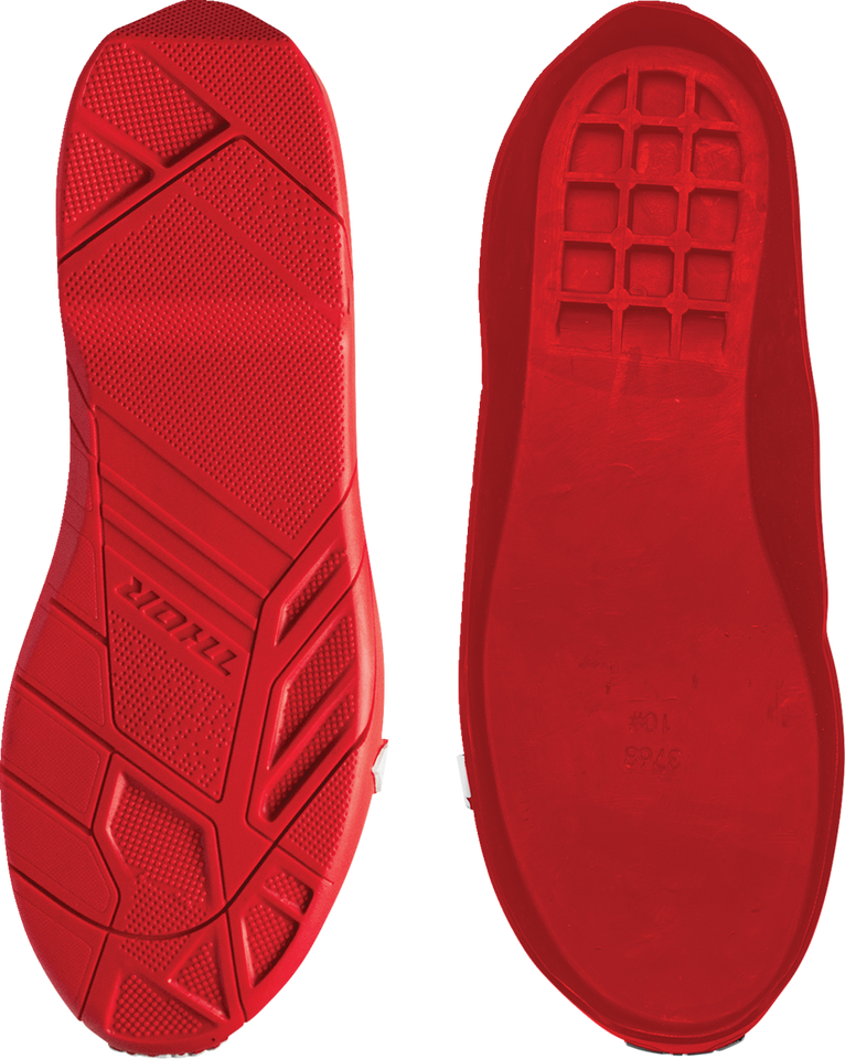 Radial Boots Replacement Outsoles - Red - Size 7-8 - Lutzka's Garage