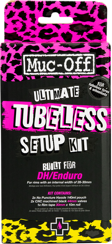 Ultimate Tubeless Setup Kit - DH/Trail/Enduro - 30 mm Tape