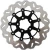 Wave® Brake Rotor - Front - Black Carrier