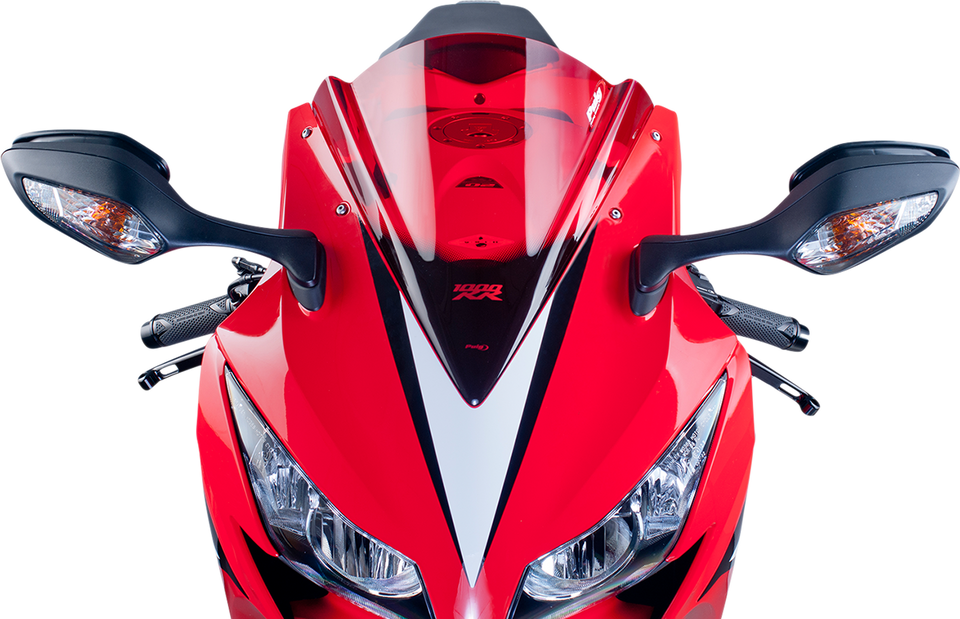 Race Windscreen - 13-3/8" - Red - CBR1000RR - Lutzka's Garage