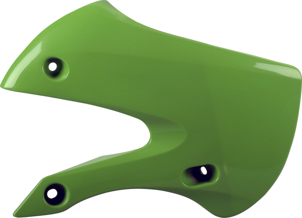 Radiator Cover - OEM Green - KX 65 | KLX 110