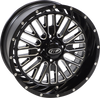 Wheel - Momentum - Front/Rear - Black/Milled - 15x7 - 4/110 - 4+3 (+10 mm)