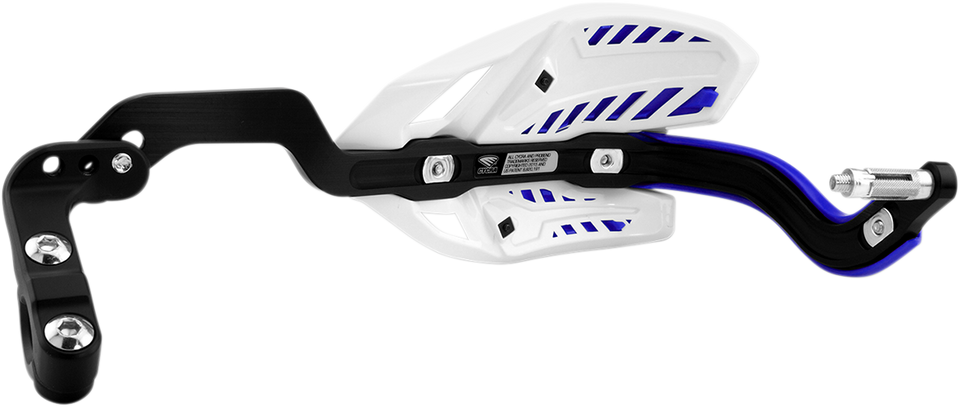 Handguards - Ultra - Oversized - White/Blue - Lutzka's Garage