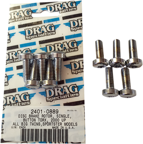 Mounting Kit - Rotor to Hub - Front - Chrome - Lutzka's Garage