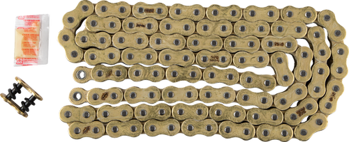 520 RRR1 Chain - 116 Links - Gold - Lutzka's Garage