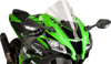 Race Windscreen - 14-1/4" - Clear - ZX10R - Lutzka's Garage