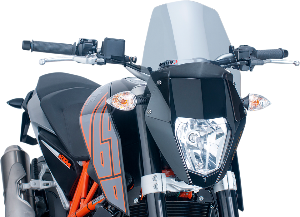 New Generation Windscreen - 10-1/2" - Smoke - KTM 690