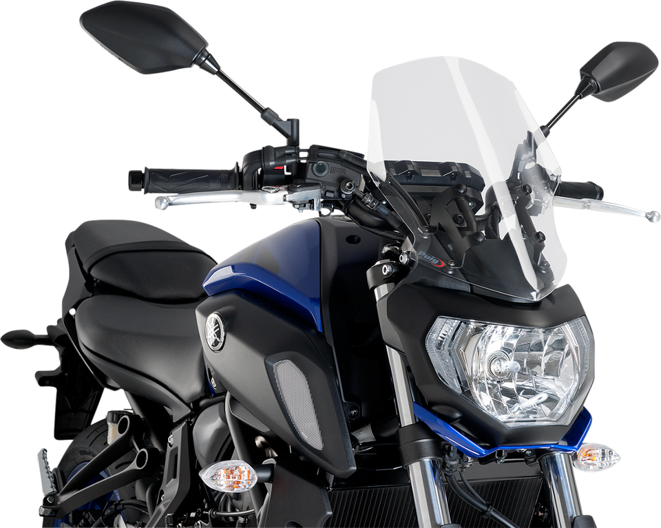 Race Windscreen - 14-1/4" - Clear - Tour - Yamaha - Lutzka's Garage