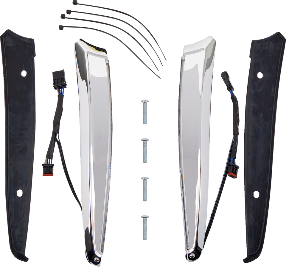 LED Windshield Trim - Chrome - FLTR - Lutzka's Garage