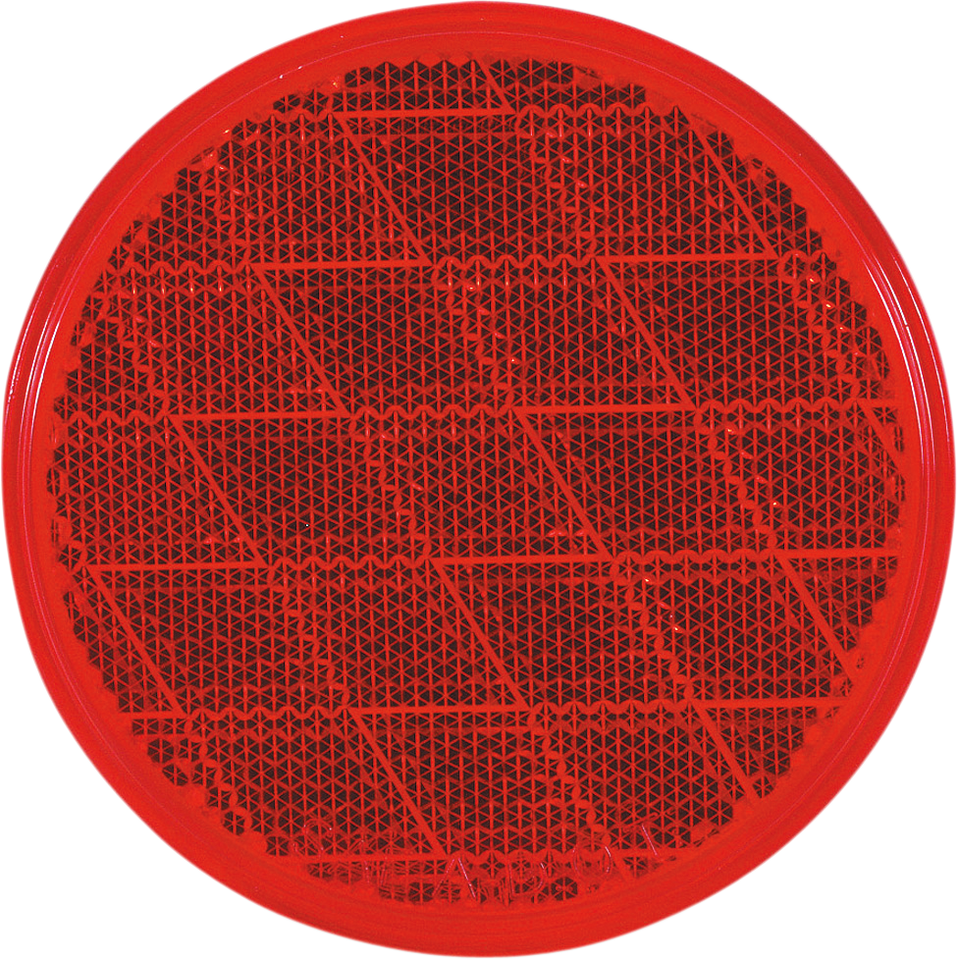 Replacement Round Reflector - Red - Lutzka's Garage