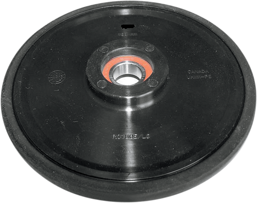 Idler Wheel with 6004-2RS Bearing - Black - 180 mm OD x 20 mm ID - Lutzka's Garage