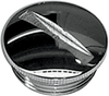 Cap - Primary Cover - Chrome - Lutzka's Garage