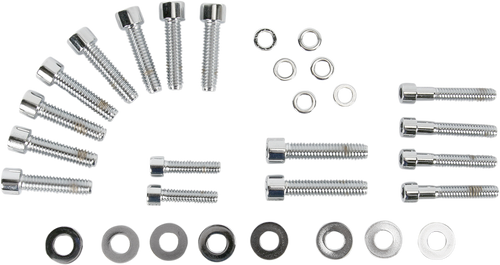Bolt Kit - Transmission Side Cover - Socket-Head - Chrome - Lutzka's Garage