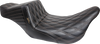 Tailwhip Seat - Double Diamond w/ Chestnut Thread - Black - FL 08-23 - Lutzka's Garage