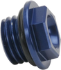 Oil Plug - Blue - Honda/Kawasaki/Yamaha - Lutzka's Garage
