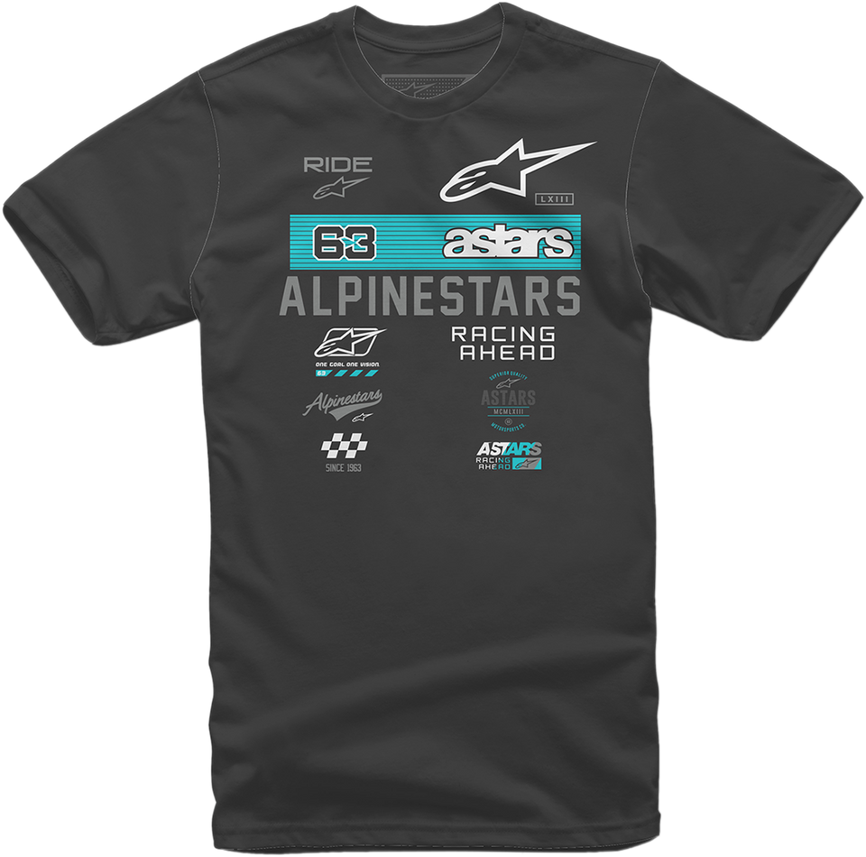 Sponsored T-Shirt - Black - XL - Lutzka's Garage