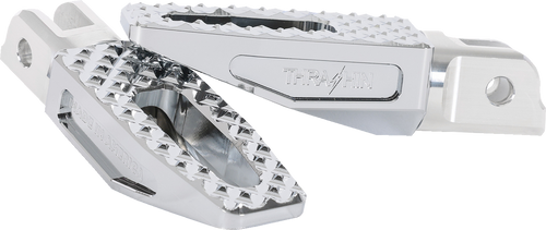 Slim P-54 Footpegs - Front - Chrome - Lutzka's Garage