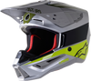 SM5 Helmet - Bond - Silver/Yellow/Green - Small - Lutzka's Garage