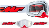 PowerBomb Goggles - Rocket - White - Clear - Lutzka's Garage