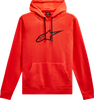 Ageless V2 Hoodie - Warm Red/Black - Medium - Lutzka's Garage