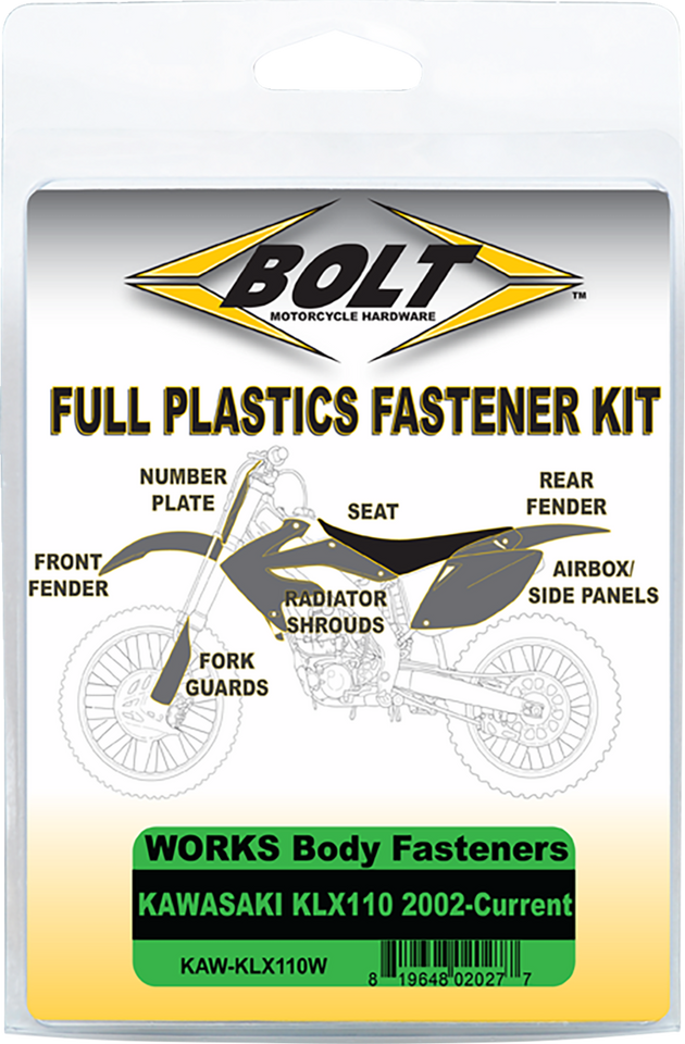 Body Work Fastener Kit - Kawasaki