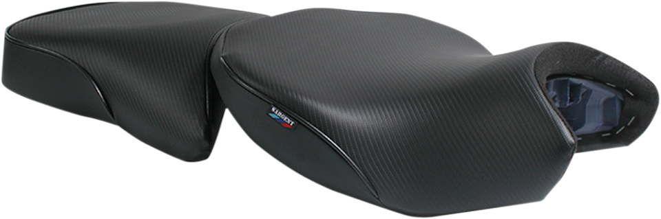 World Sport™ Performance Seat - Black - Carbon FX - Low Front with Rear Seat - BMW R1200 GS 13-19 - Lutzka's Garage