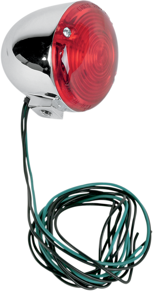 Turn Signal - Flat Lens - Red - Lutzka's Garage