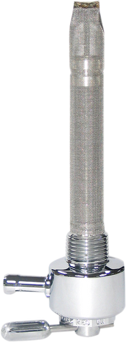 Round Fuel Valve - Chrome - 3/8