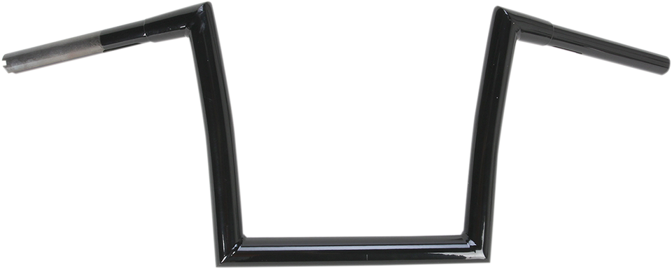 Handlebar - Strip - Fat Bobber - 1-1/4" - 10" Rise - Black - Lutzka's Garage