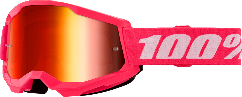 Strata 2 Goggle - Pink - Red Mirror - Lutzka's Garage