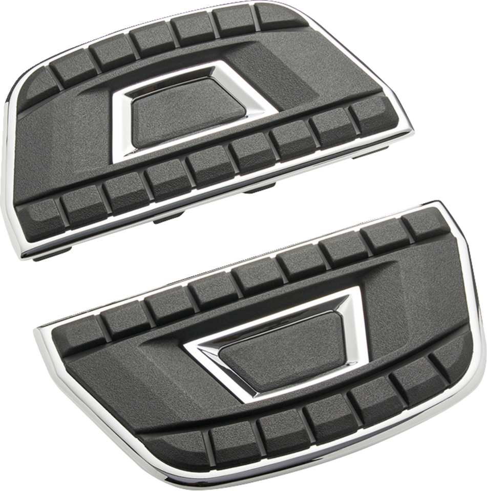 Chicane™ Floorboard Inserts - Passenger - Chrome - Lutzka's Garage
