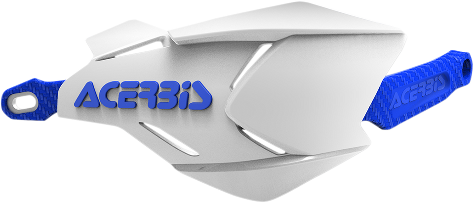 Handguards - X-Factory - White/Blue - Lutzka's Garage
