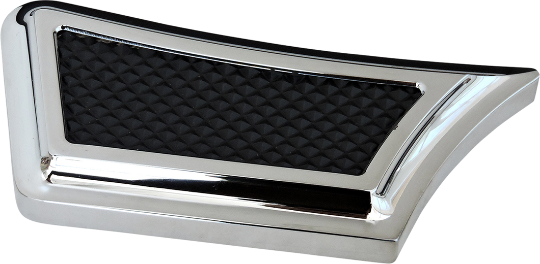 Rear Brake Pedal Cover - Chrome - Lutzka's Garage