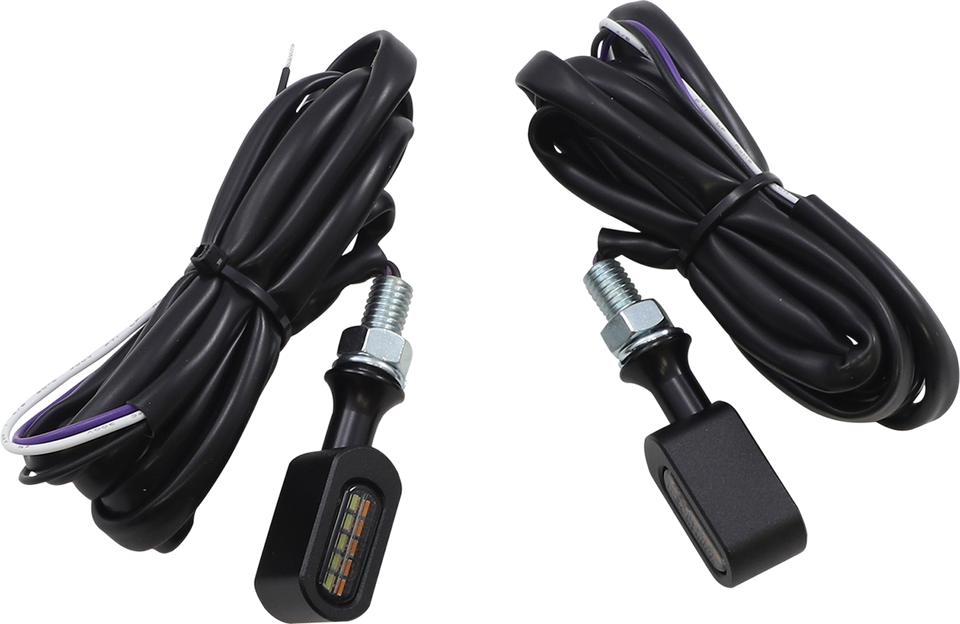 Marker Light - Smoke/Amber - Matte Black - Lutzka's Garage