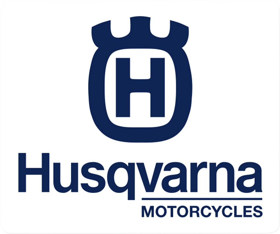 Husqvarna Icon Decal - 12" - Square - Lutzka's Garage
