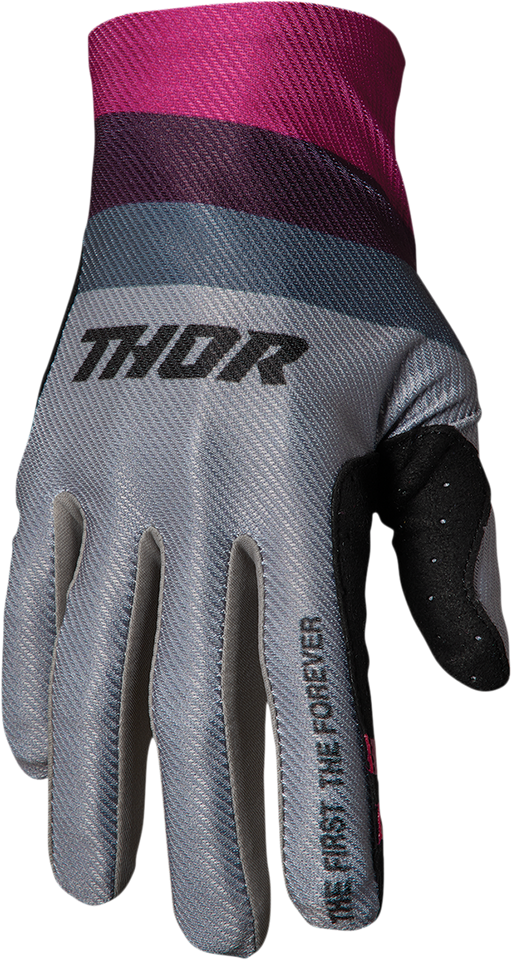 Assist Gloves - React Gray/Purple - XS - Lutzka's Garage