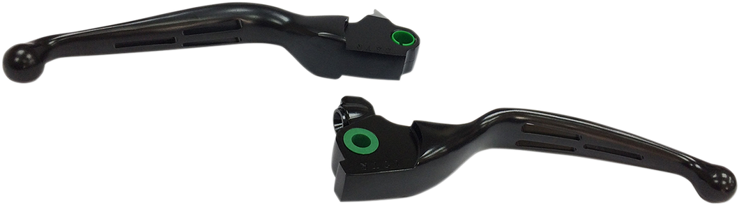 Brake Lever - Wide Blade - Slotted - Trike - Black - Lutzka's Garage