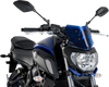 Naked Sport Windscreen - 9" - Blue - Yamaha - Lutzka's Garage