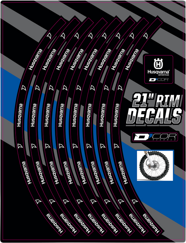 Rim Decal - Husqvarna Logo - 21" Front