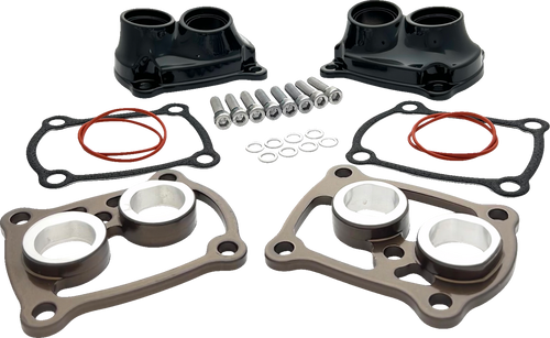 Tappet Cover - Tap-It-Right Kit - Gloss Black/Bronze - M8