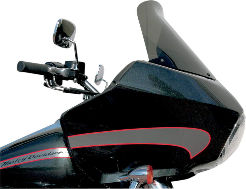 Windshield - Dark Smoke - 14" - FLTR - Lutzka's Garage