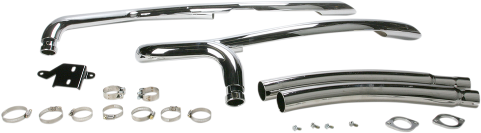 Speedster Swept Exhaust - Chrome - M90 - Lutzka's Garage