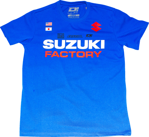 Suzuki Factory T-Shirt - Blue - XL - Lutzka's Garage
