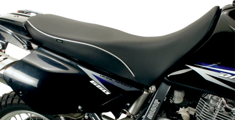 World Sport™ Performance Seat - Black - Carbon FX - Regular - DR 650 96-20 - Lutzka's Garage