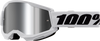 Strata 2 Goggle - White - Silver Mirror - Lutzka's Garage