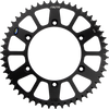 Rear Sprocket - 51 Tooth - Honda/Yamaha - Works/Black - Lutzka's Garage