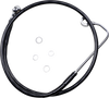Brake Line - Front - Black - +10" - FXS 12-13 - Lutzka's Garage